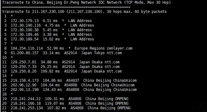 UCloud韩国VPS联通回程