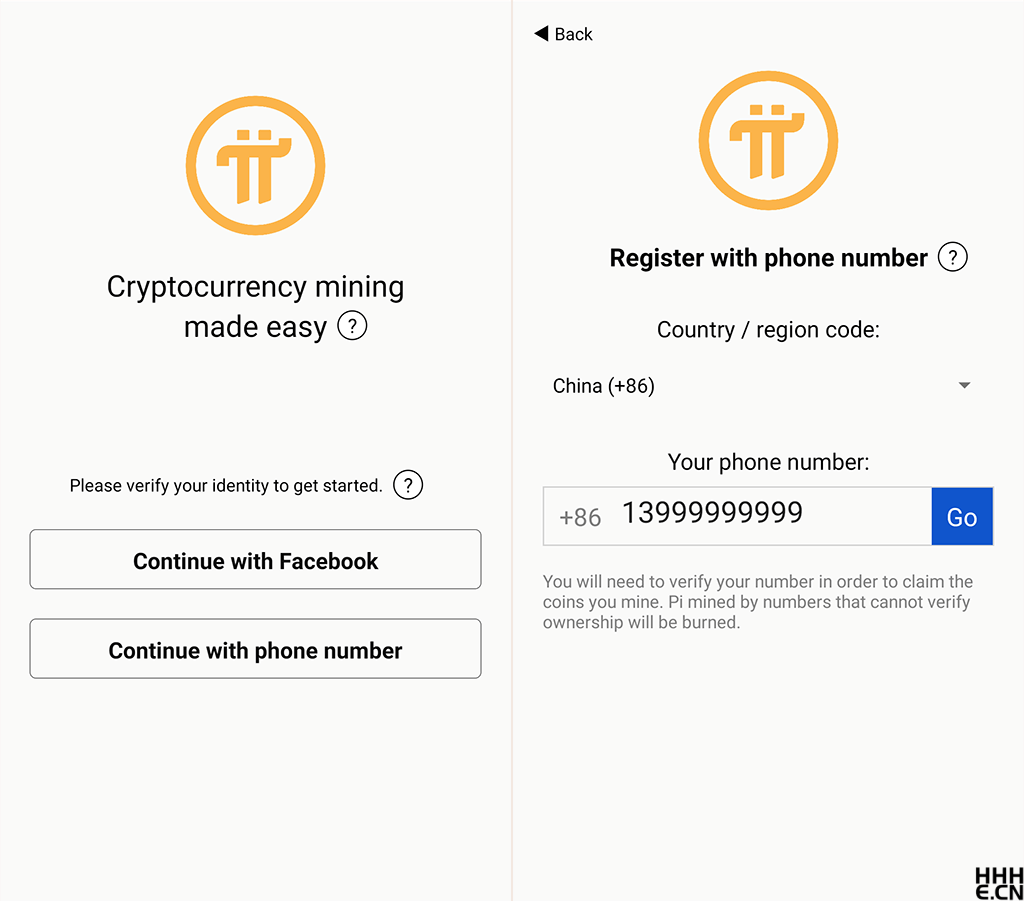 Pi Blockchain 注册