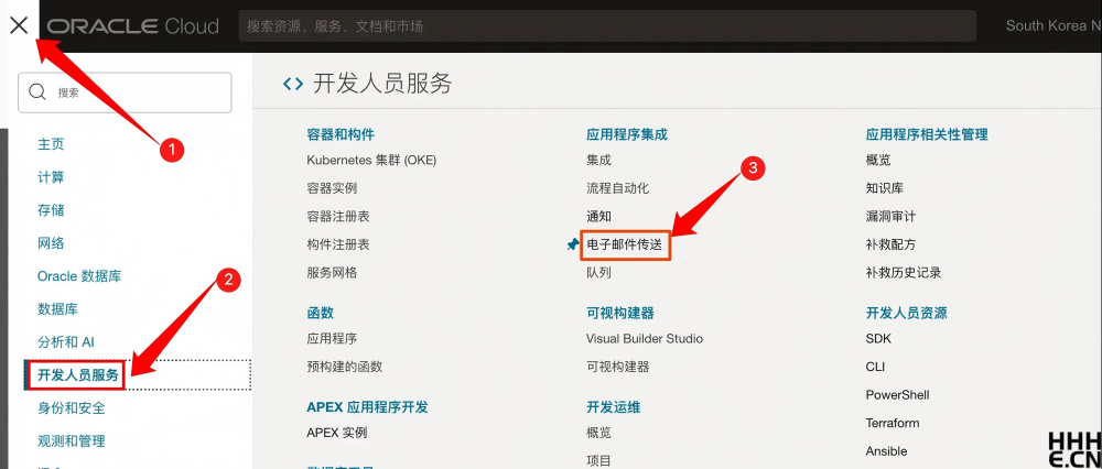 Oracle Cloud 免费邮箱