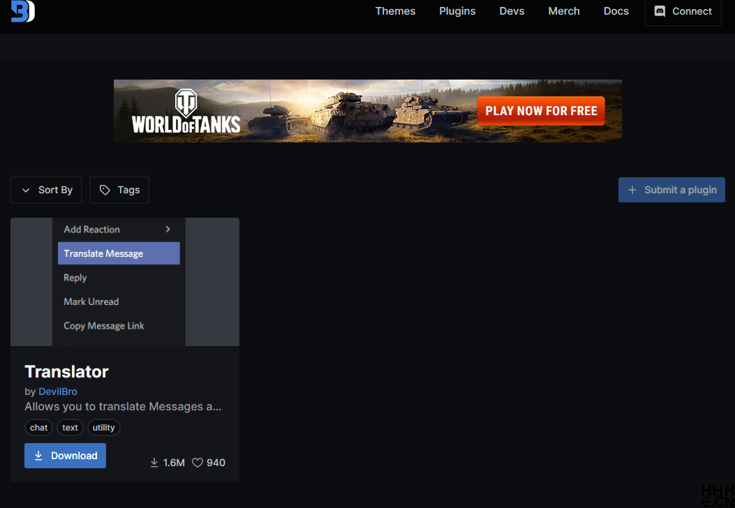 Translate 翻译插件 Translate 翻译插件